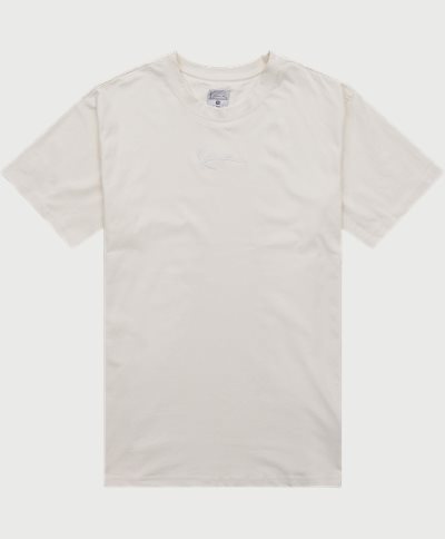 Karl Kani T-shirts KK SMALL SIGNATURE ESSENTIAL TEE Hvid